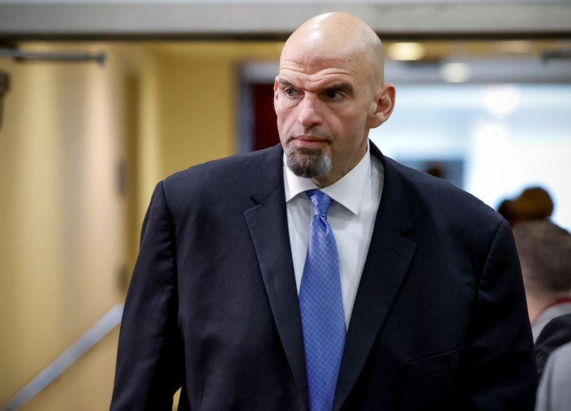 US Senator John Fetterman discharged from hospital after depression treatment