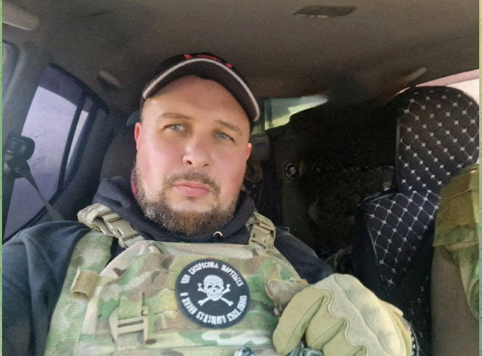 © Reuters. A well-known Russian military blogger, Vladlen Tatarsky, is seen in this undated social media picture obtained by Reuters on April 2, 2023. Telegram @Vladlentatarskybooks/via REUTERS  