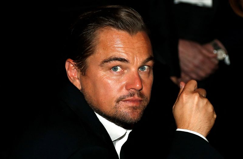 &copy; Reuters. FILE PHOTO: Leonardo DiCaprio looks on as he attends the Governors Ball following the 92nd Academy Awards in Los Angeles, California, U.S., February 9, 2020. REUTERS/Eric Gaillard