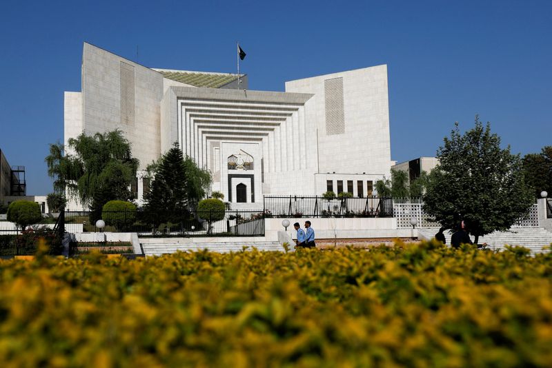 &copy; Reuters. مقر المحكمة العليا في إسلام اباد بباكستان. صورة من أرشيف رويترز.