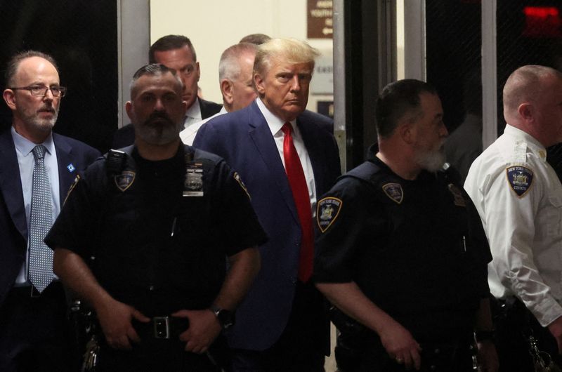 Reactions as former President Donald Trump arraigned in New York City