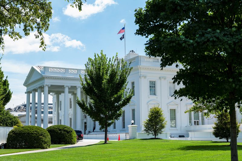 &copy; Reuters. مشهد خارجي للبيت الأبيض في العاصمة الأمريكية واشنطن. صورة من أرشيف رويترز 