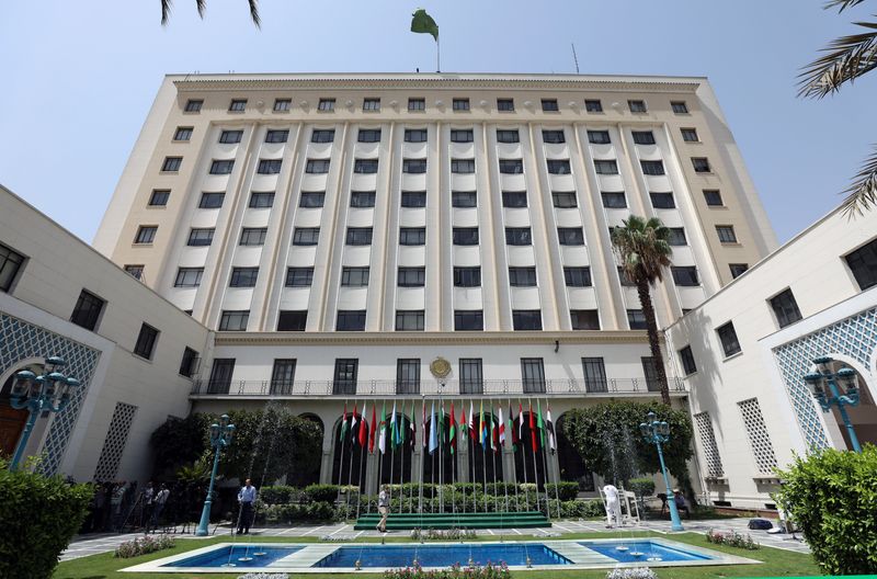 &copy; Reuters. مقر جامعة الدول العربية بالقاهرة من الخارج. صورة من أرشيف رويترز.