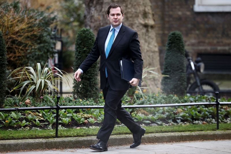 &copy; Reuters. FILE PHOTO: British Minister of State (Minister for Immigration) Robert Jenrick walks on Downing Street in London, Britain January 17, 2023. REUTERS/Henry Nicholls