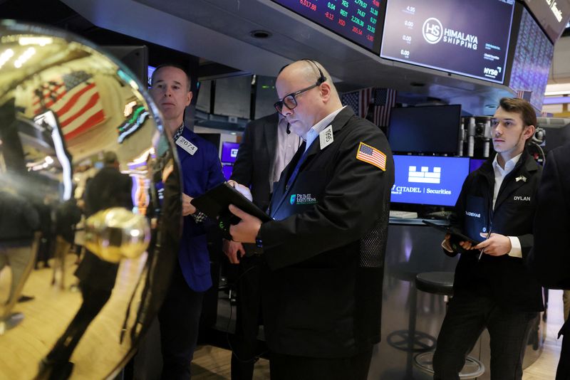 Wall St opens lower on slowdown worries after jobless claims data