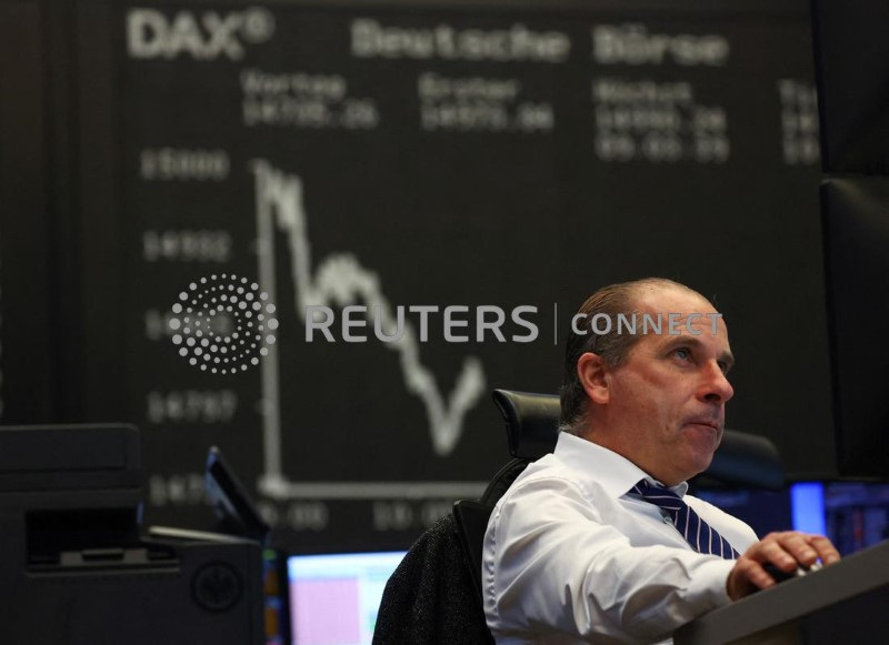 &copy; Reuters. Bolsa de Frankfurt
16/03/2023. REUTERS/Kai Pfaffenbach