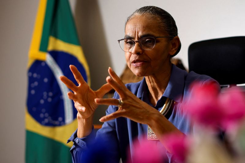 &copy; Reuters. Ministra Marina Silva dá entrevista à Reuters em março
24/03/2023
REUTERS/Adriano Machado