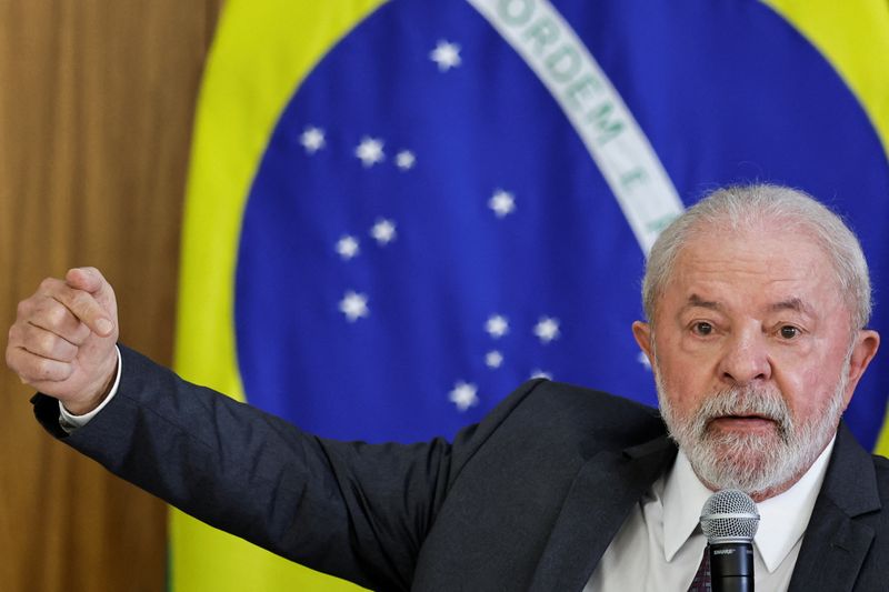 &copy; Reuters. Lula participa de café da manhã com jornalistas em Brasília
06/04/2023
REUTERS/Ueslei Marcelino