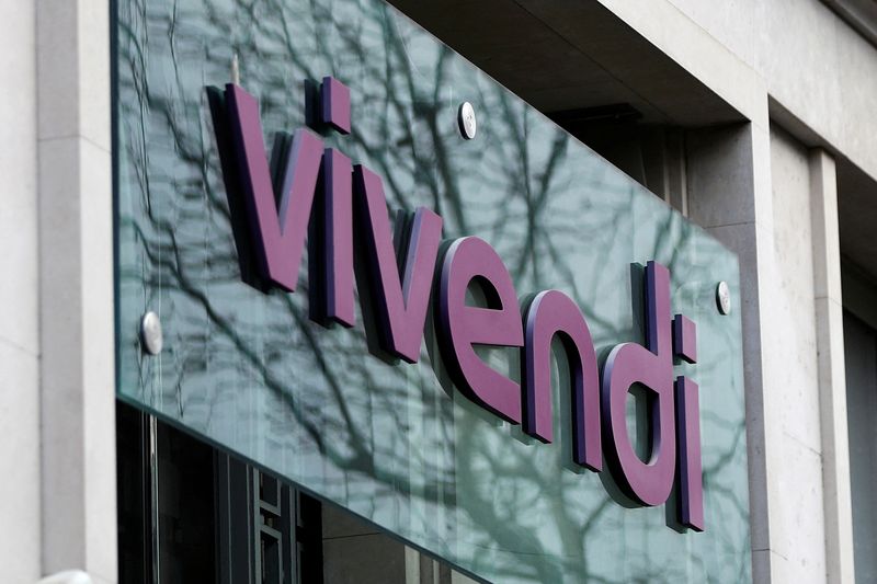 &copy; Reuters. FILE PHOTO: The logo of French media giant Vivendi is seen in Paris, France, January 31, 2022. REUTERS/Violeta Santos Moura