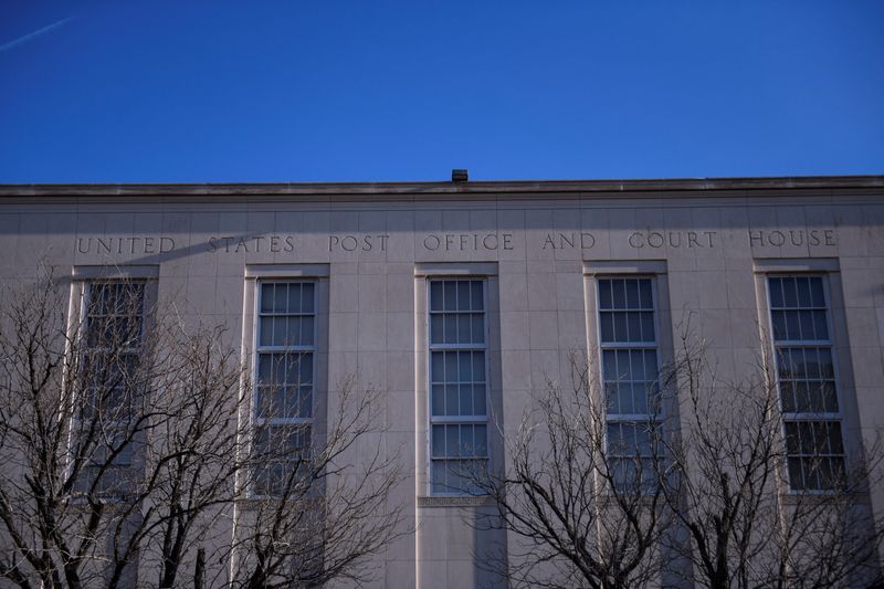 &copy; Reuters. FILE PHOTO: A general view shows United States Post Office and Court house building where U.S. District Judge Matthew Kacsmaryk is set to hear a motion by anti-abortion groups led by Alliance for Hippocratic Medicine to pull mifepristone, a drug used in m