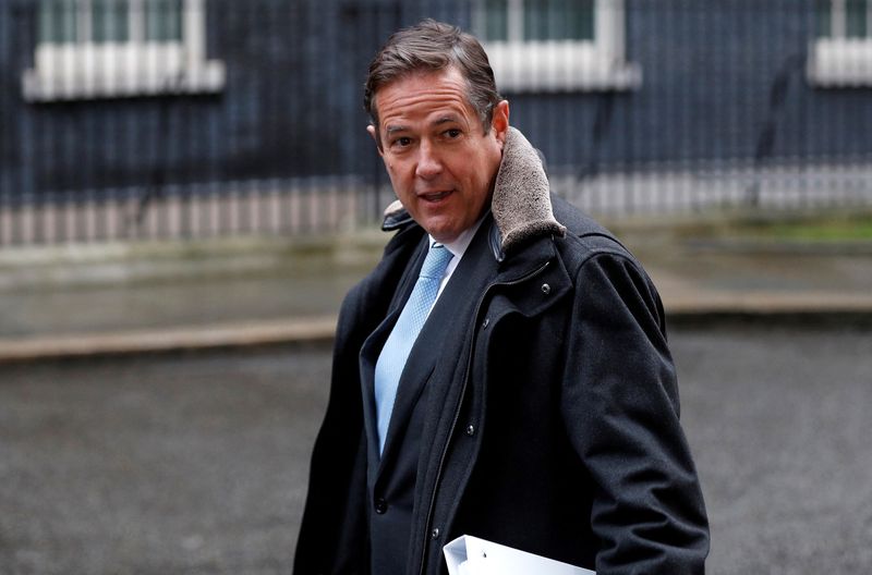 © Reuters. FILE PHOTO: Then-Barclays' CEO Jes Staley arrives at 10 Downing Street in London, Britain january 11, 2018. REUTERS/Peter Nicholls/File Photo