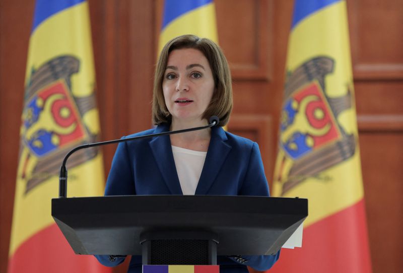 &copy; Reuters. Presidente da Moldávia, Maia Sandu
28/03/2023
REUTERS/Vladislav Culiomza