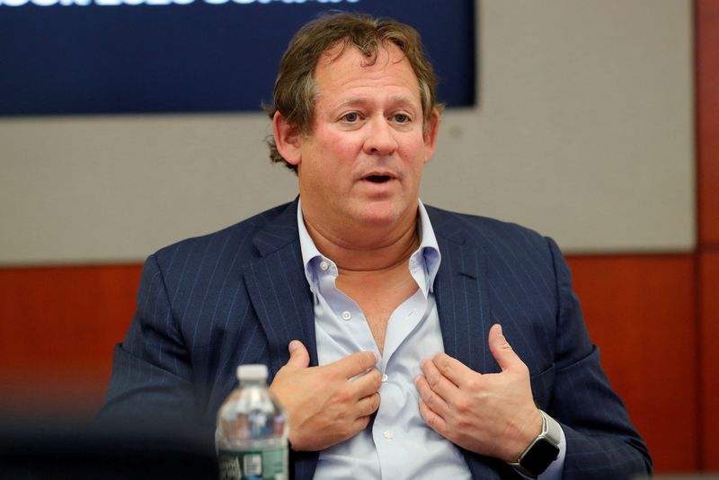 &copy; Reuters. FILE PHOTO: Rick Rieder, BlackRock's Chief Investment Officer of Global Fixed Income, speaks during a Reuters investment summit in New York City, U.S., November 7, 2019. REUTERS/Lucas Jackson