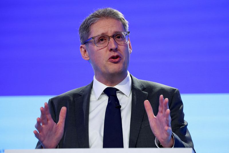 &copy; Reuters. FILE PHOTO: Tony Danker, director-general of the Confederation of British Industry (CBI), speaks during the CBI conference in Birmingham, Britain November 21, 2022. REUTERS/Phil Noble/File Photo