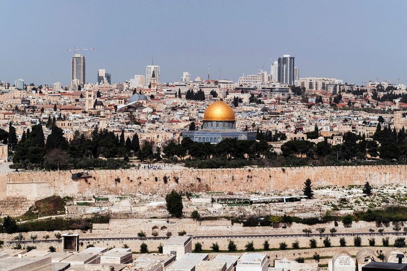 &copy; Reuters. Vista do complexo da mesquita de Al-Aqsa
09/04/2023
REUTERS/Dedi Hayun