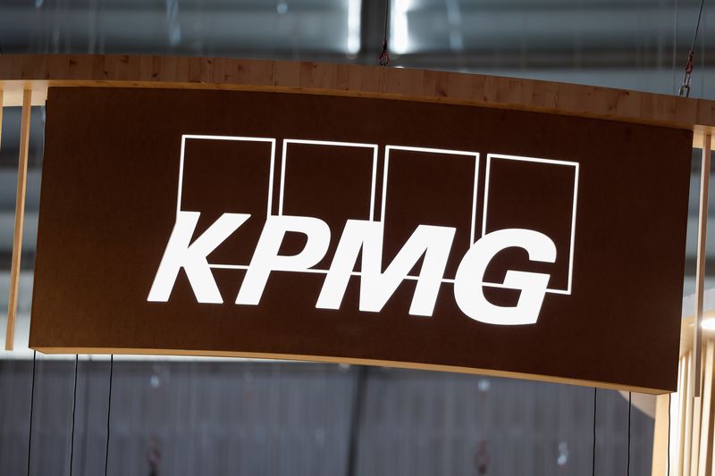 &copy; Reuters. FILE PHOTO: A logo of KPMG is seen at its exhibition space, at the Viva Technology conference dedicated to innovation and startups at Porte de Versailles exhibition center in Paris, France June 15, 2022. REUTERS/Benoit Tessier
