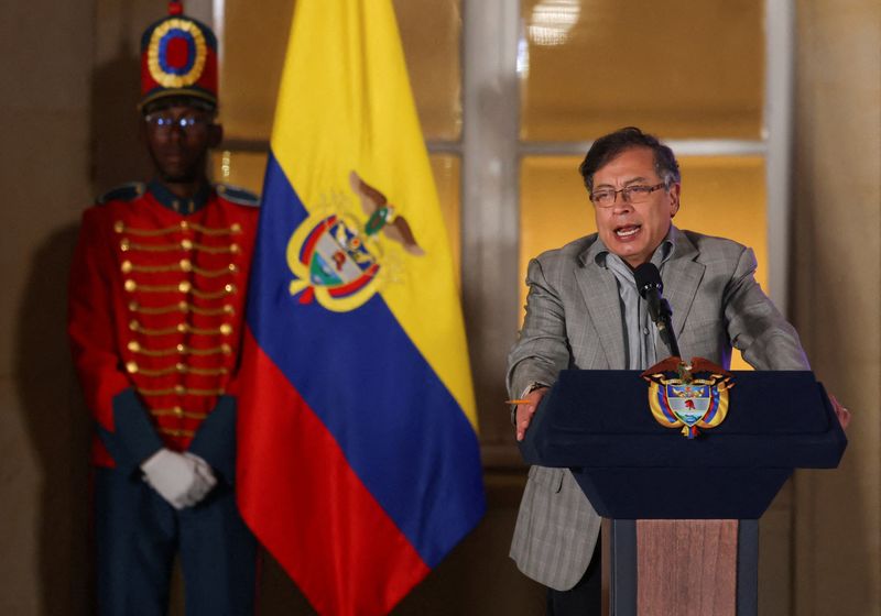 &copy; Reuters. Presidente da Colômbia, Gustavo Petro
16/03/2023
REUTERS/Luisa Gonzalez