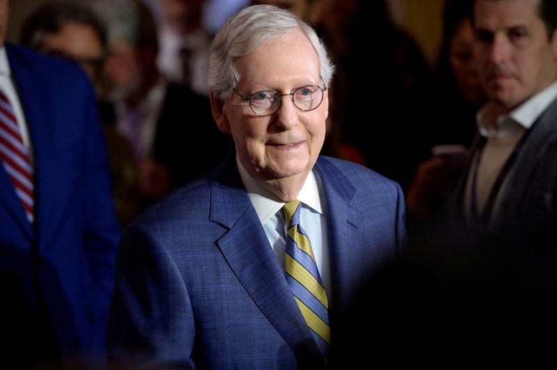 Top U.S. Senate Republican Mitch McConnell to return to Washington Monday