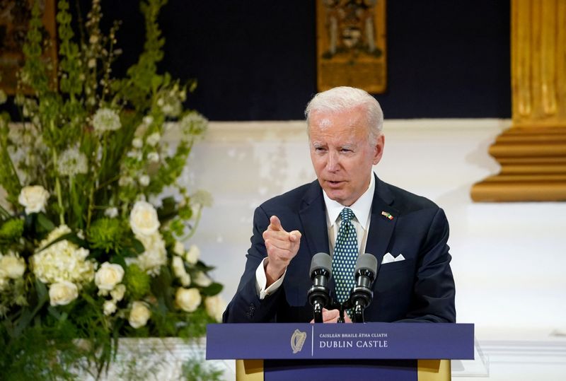Biden wraps up emotional Irish tour with campaign-style rally
