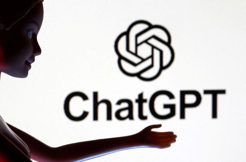 &copy; Reuters. FILE PHOTO: ChatGPT logo is seen in this illustration taken March 31, 2023. REUTERS/Dado Ruvic/Illustration