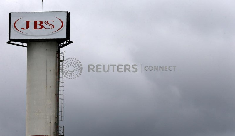 &copy; Reuters. Logo da JBS em unidade de Jundiaí
21/03/2023
REUTERS/Paulo Whitaker