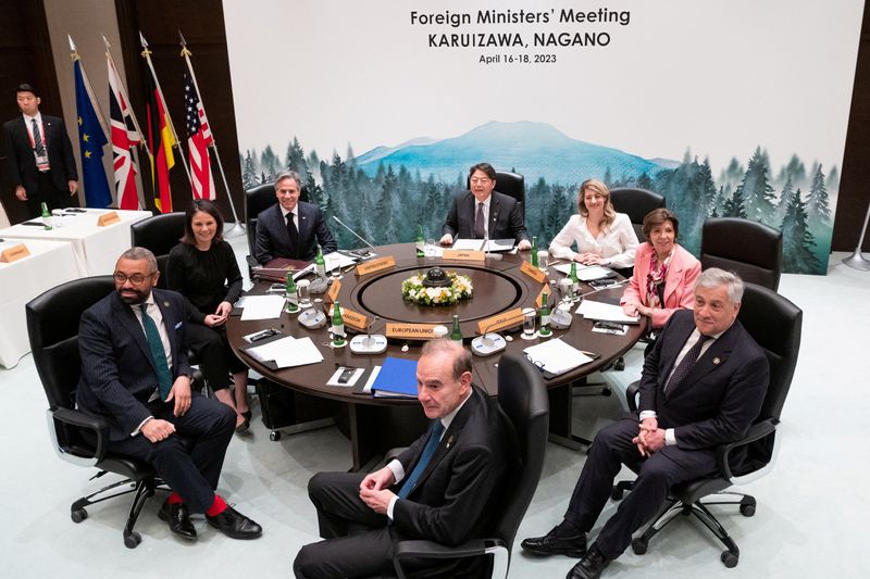 G7 ministers slam Russia's 'nuclear rhetoric', call on China to improve behaviour