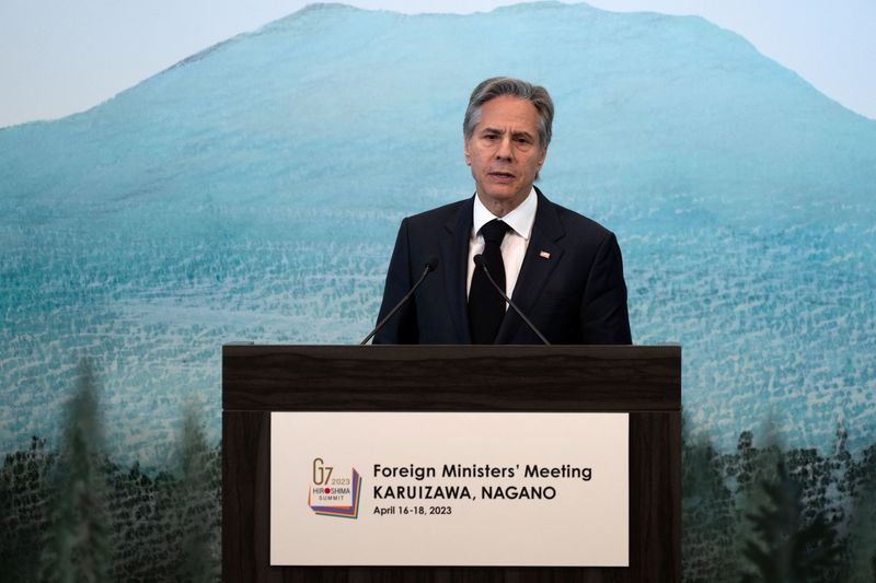 U.S.'s Blinken says Beijing needs to make its intentions clear