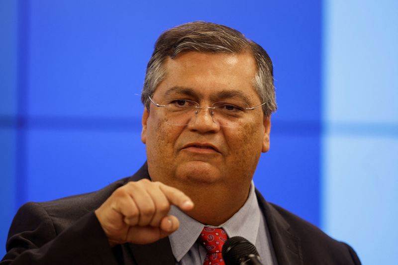 &copy; Reuters. O ministro da Justiça, Flavio Dino 
9/01/2023 
REUTERS/Amanda Perobelli/File Photo