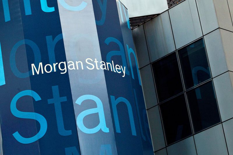&copy; Reuters. FILE PHOTO: Morgan Stanley's New York headquarters are seen at the corner of 48th Street and Broadway in New York May 22, 2012.   REUTERS/Andrew Burton/File Photo