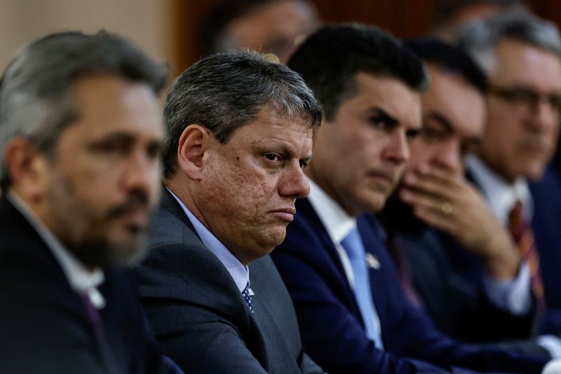 &copy; Reuters. Tarcísio de Freitas participa de encontro de governadores em Brasília em janeiro
9/01/2023
REUTERS/Ueslei Marcelino