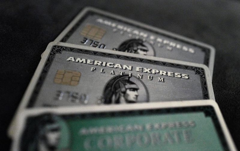 &copy; Reuters. Cartões de crédito da American Express em Frankfurt, na Alemanha
17/3/2016 REUTERS/Kai Pfaffenbach