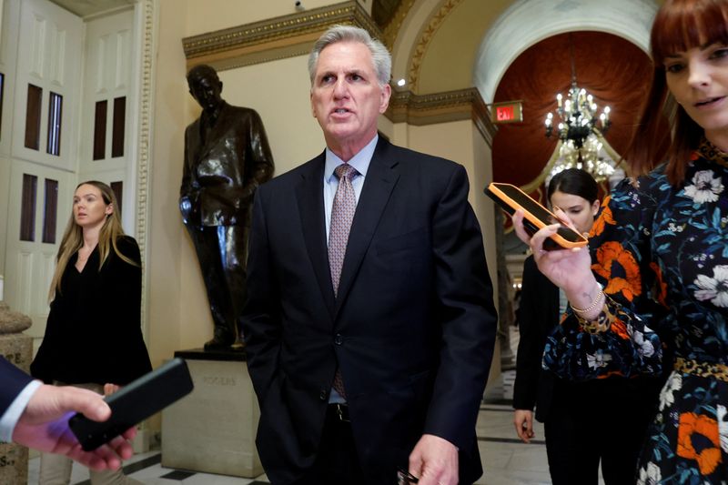 U.S. House Republicans squirm over Speaker McCarthy's debt ceiling proposal