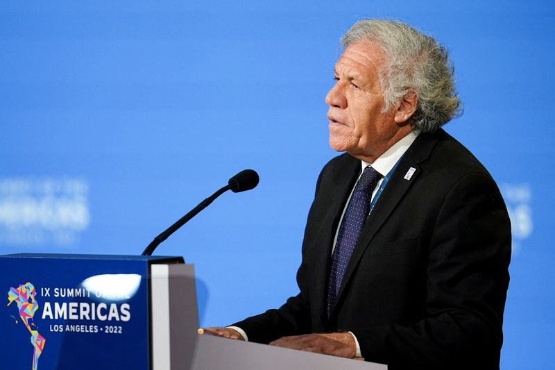 &copy; Reuters. Secretário-geral da OEA, Luis Almagro
10/06/2022
REUTERS/Lauren Justice