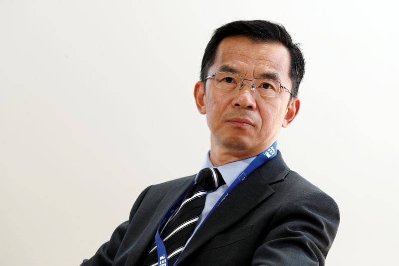 &copy; Reuters. FILE PHOTO-Chinese Ambassador in France Lu Shaye attends the MEDEF union summer forum renamed La Rencontre des Entrepreneurs de France, LaREF, at the Paris Longchamp Racecourse in Paris, France, August 29, 2019. REUTERS/Benoit Tessier