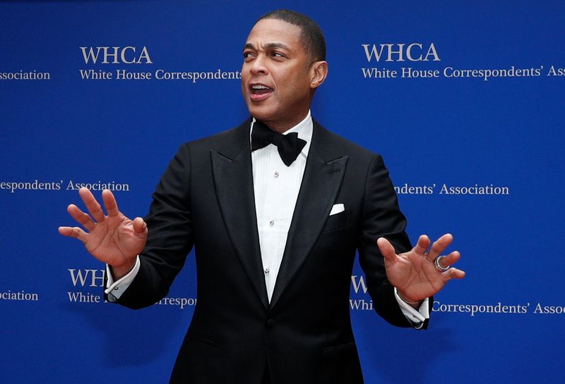&copy; Reuters. FILE PHOTO: Don Lemon gestures as he arrives on the red carpet for the annual White House Correspondents' Association Dinner in Washington, U.S., April 30, 2022. REUTERS/Tom Brenner
