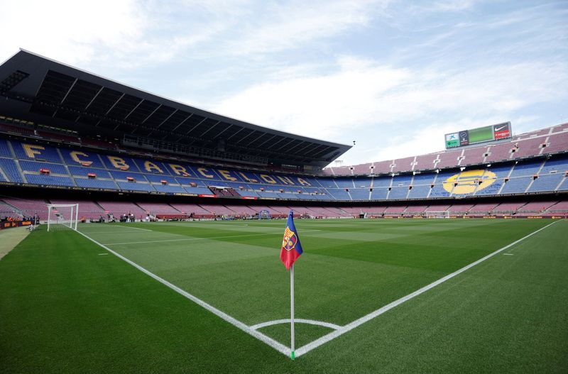 &copy; Reuters.  Abril 23, 2023 
Foto del domingo del Camp Nou antes del choque entre Barcelona y Atletico Madrid por la liga española 
REUTERS/Albert Gea 