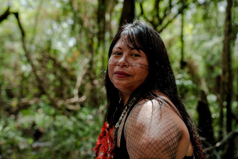 &copy; Reuters. Alessandra Korap Munduruku ganha prêmio por campanha contra mineradoras na Amazônia
15/01/2023
Goldman Environmental Prize/Divulgação via REUTERS