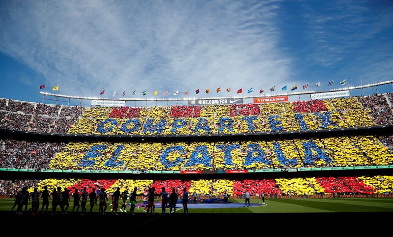 &copy; Reuters. Estádio Camp Nou, do Barcelona
23/04/2023
REUTERS/Albert Gea