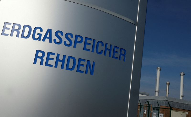 &copy; Reuters. Centro de armazenamento de gás natural na Alemanha. REUTERS/Fabian Bimmer