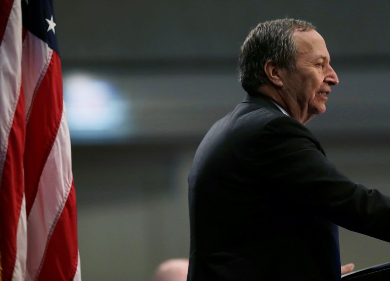 &copy; Reuters. FILE PHOTO: Former U.S. Secretary of the Treasury and Harvard University's Lawrence Summers delivers remarks at the National Association for Business Economics Policy Conference in Arlington, Virginia February 24, 2014.  REUTERS/Gary Cameron/File Photo
