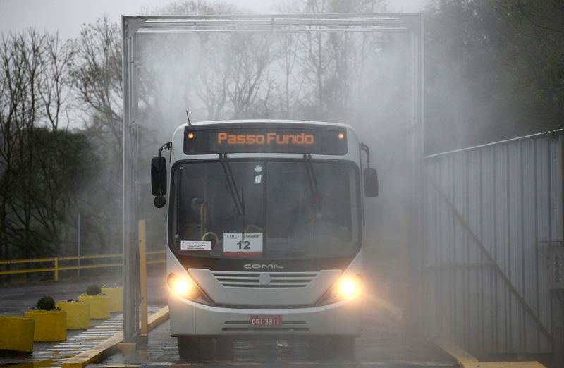 © Reuters. Ônibus em Passo Fundo, Rio Grande do Sul
28/07/2020
REUTERS/Diego Vara