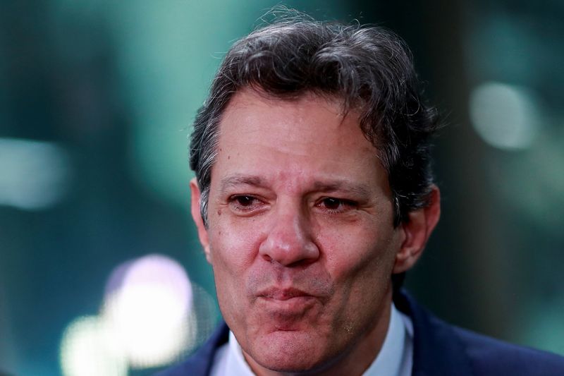 &copy; Reuters. Ministro da Fazenda, Fernando Haddad, em Brasília
03/04/2023 REUTERS/Ueslei Marcelino