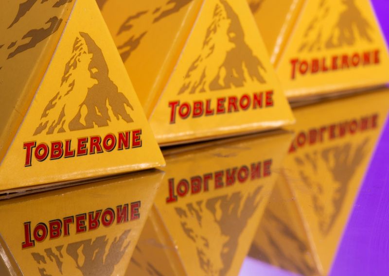 Toblerone maker Mondelez lifts forecasts on price hikes, firm demand