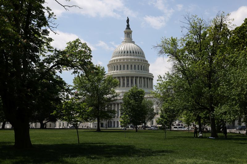 &copy; Reuters. The U.S. Capitol building is seen in Washington, U.S., April 25, 2023. REUTERS/Julia Nikhinson