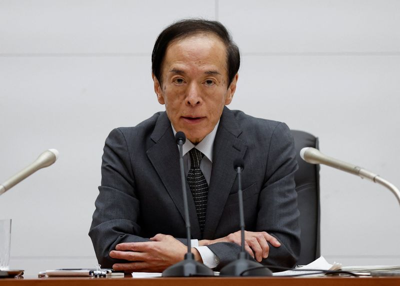 &copy; Reuters. Presidente do BC do Japão, Kazuo Ueda
28/04/2023. REUTERS/Issei Kato