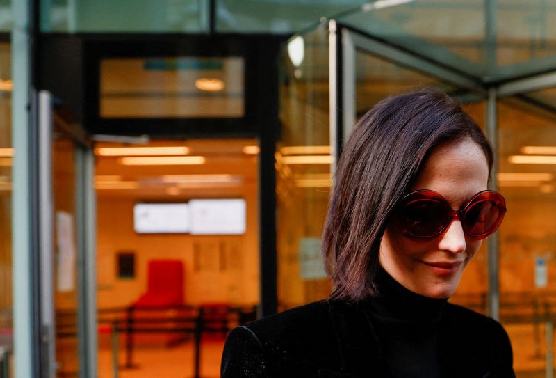 &copy; Reuters. Atriz Eva Green deixa a Suprema Corte de Londres
31/01/2023
REUTERS/Peter Nicholls