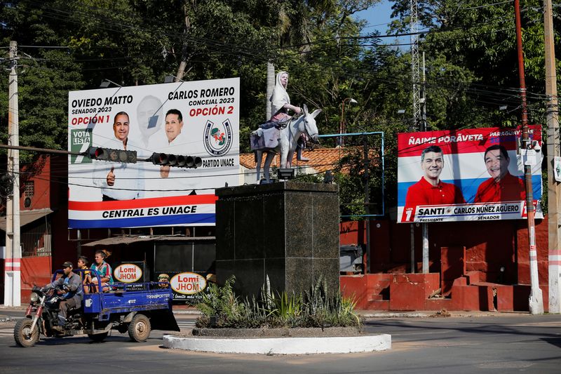 Paraguay conservative ruling party closes in on election win