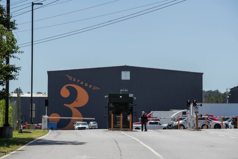 © Reuters. A general view of the exterior of Shadowbox Studios, as the Writers Guild of America which voted 98% in favor of going on strike negotiate with the Alliance of Motion Pictures and Television Producers, in Atlanta, Georgia, U.S. May 1, 2023. REUTERS/Alyssa Pointer