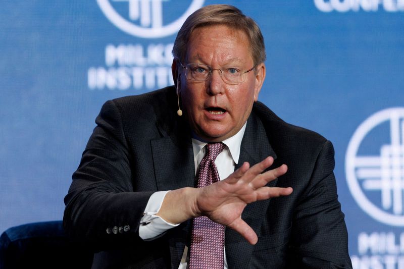 &copy; Reuters. FILE PHOTO: David Hunt President and CEO, PGIM, speaks at the 2023 Milken Institute Global Conference in Beverly Hills, California, U.S., May 1, 2023. REUTERS/Mike Blake/File Photo