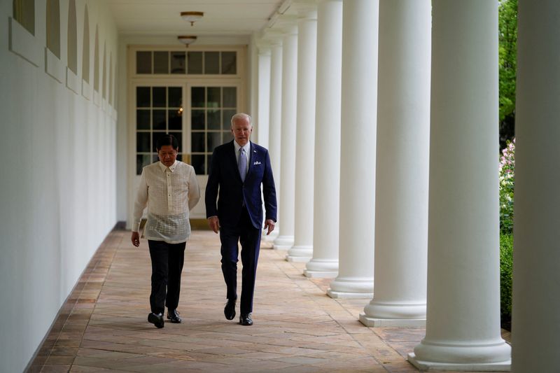 &copy; Reuters. Biden se encontra com o filipino Marcos na Casa Branca
1º/05/2023
Carolyn Kaster/Pool via REUTERS